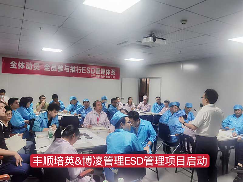 博凌管理為Tier1車載供應(yīng)商培英電聲公司導(dǎo)入ESD管理系統(tǒng)，提升產(chǎn)品質(zhì)量穩(wěn)定可靠性